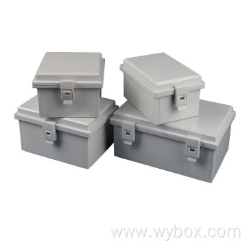 7 Sizes plastic abs big junction housing with door cable hinge waterproof junction box ip65 ip67 cctv outdoor electrical